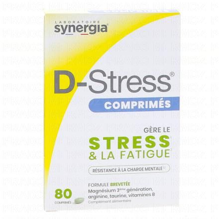 D-Stress Gère le Stress & la Fatigue 80 comprimés