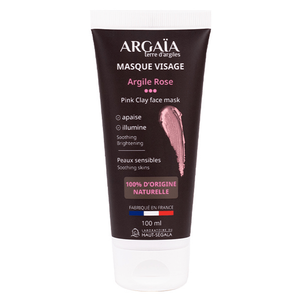 Masque visage argile Rose 100ml
