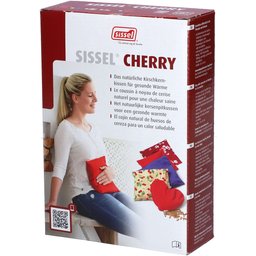 Sissel® Cherry Coussin Noyaux de Cerise 24 cm x 26 cm Rouge