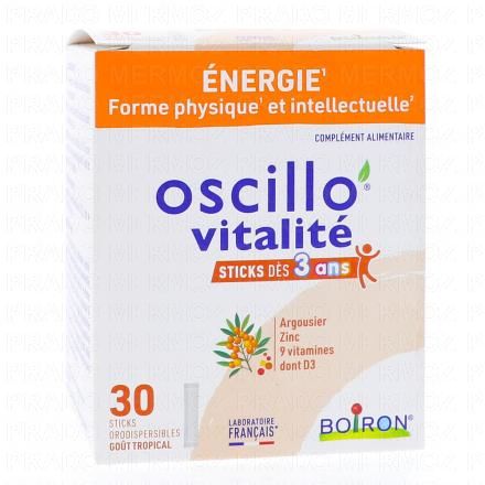 Oscillo Vitalité enfant x30 sticks gout tropical