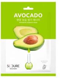 5C Cure Essence Intensive Masque Tissu à l'Avocat 25 ml - Sachet 1 masque en tissu