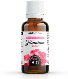Huile essentielle GERANIUM ROSAT BIO AB - 30ml - Aromathérapie