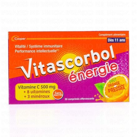 Energie Goût Orange pressée x30 comprimés effervescents