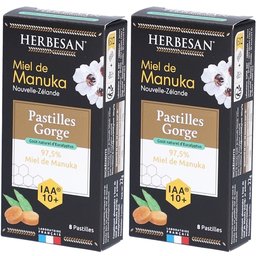 Herbesan Pastilles Gorge Miel de Manuka IAA 10+