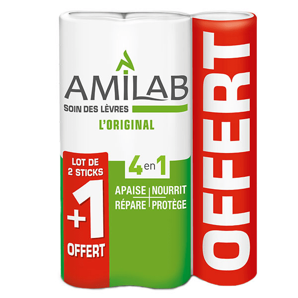 Soin Lèvres Duo 2 x 3,6ml + 1 tube Offert