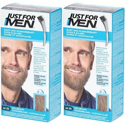 Just FOR Men® Coloration moustache & barbe Châtain clair M25
