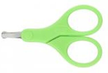 Ciseaux à Ongles Bout Rond Lames Courtes - Blister 1 paire de ciseaux