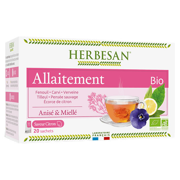 Bio Infusion Allaitement Saveur Citron n°7 - 20 sachets