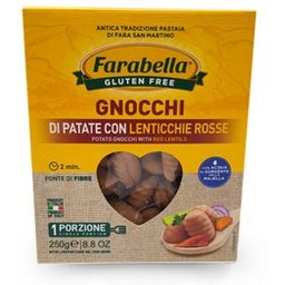 Gnocchi Pommes de Terre Lentilles Rouges 250g