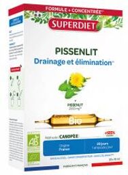 Pissenlit Bio - 20 Ampoules de 15 ml - Boîte 20 ampoules de 15 ml