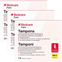 Tampons Redcare réguliers