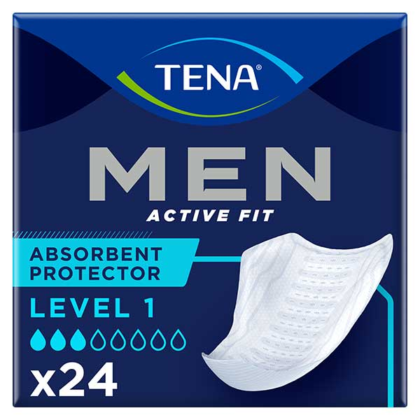 Men Active Fit Protection Absorbante Niveau 1 Taille Unique 24 unités