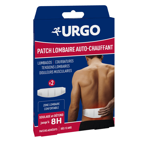- Patch auto-chauffant lombaires x2