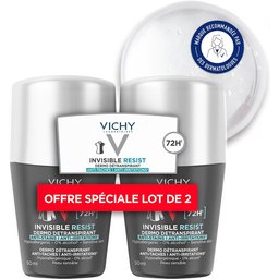 Homme Dermo-Détranspirant Invisible Protect 72H Anti-Taches Anti-Irritations