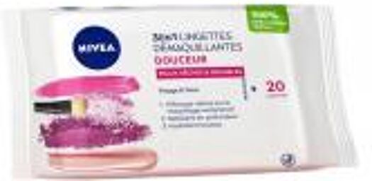 Lingettes Démaquillantes Visage & Yeux Peaux Sèches & Sensibles Sachet de 20 Pièces - Sachet 20 Lingettes