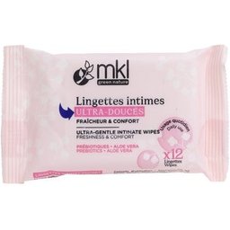 Green Nature Lingettes Intimes Ultra-Douces Fraîcheur 12uts