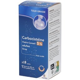 Carbocisteine Viatris Conseil 5% Adulte Sirop