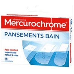 Pansements Bain 3 Tailles 16 Unités