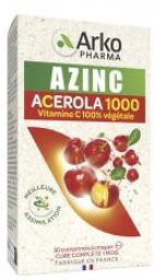 Azinc Naturel Acerola 1000 30 Comprimés - Boîte 30 comprimés