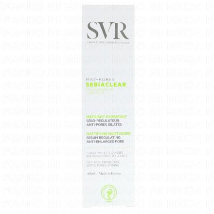 Sebiaclear mat+pores soin matifiant tube 40ml