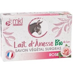 Savon Végétal Surgras Lait D'Ânesse Bio Rose 100g