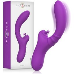 Harry Vibrateur Flexibilité avec Langue Violet 1ut
