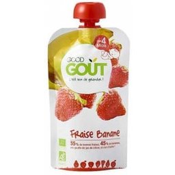 Purée de Fruits dès 6 Mois Fraise & Banane 120g