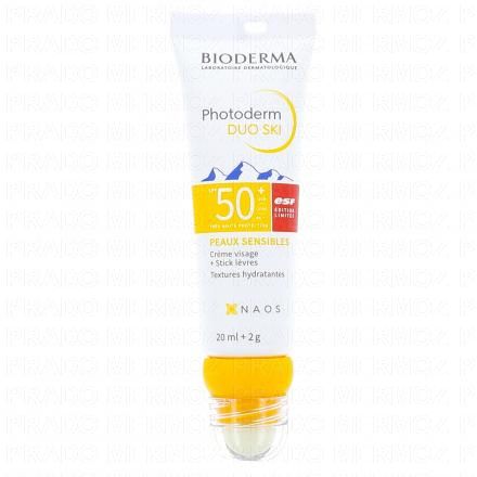 Photoderm - Duo ski SPF50+ Crème visage lèvres 20ml + Stick 2g