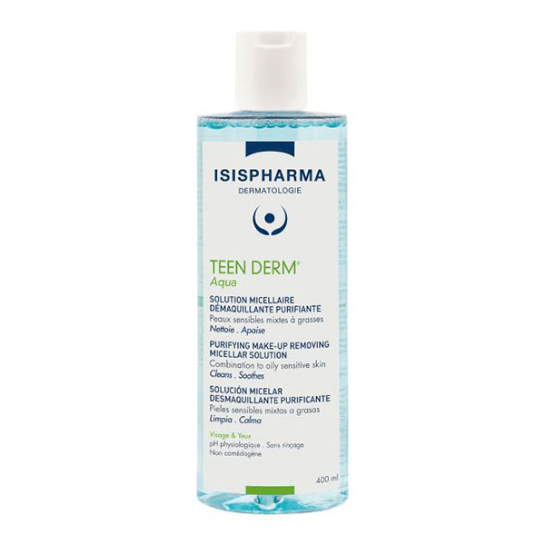 Teen Derm Aqua Solution Micellaire Démaquillante Purifiante 400ml