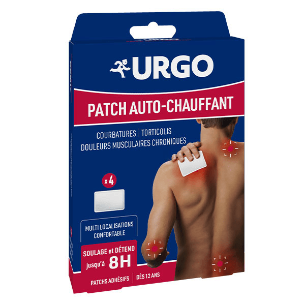 - Patch auto-chauffant multi localisation x4