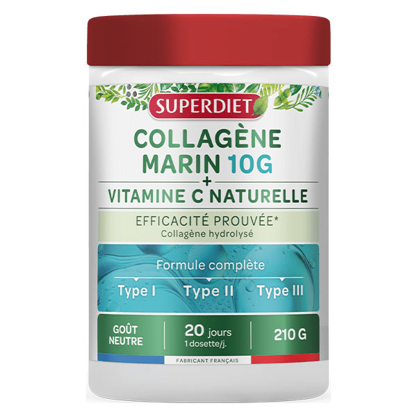 Peau, Articulations Collagène Marin et Vitamine C - Cure de 20 jours
