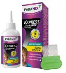Express Shampoing Anti-Poux Action Rapide 300 ml - Flacon Applicateur + Peigne 300 ml