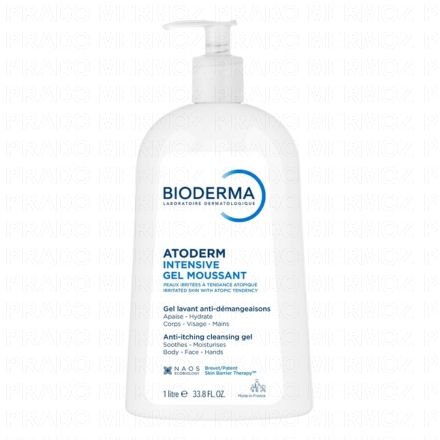 Atoderm - intensive gel moussant 500ml
