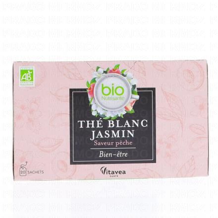 Thé Blanc Jasmin Saveur Pêche 20 sachets