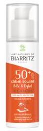 Crème Solaire Bébé & Enfant SPF50+ Visage & Corps Bio 50 ml - Flacon-Pompe 100 ml