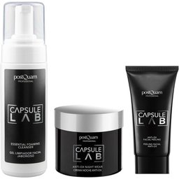 Routine de nuit du laboratoire de capsules de Pack