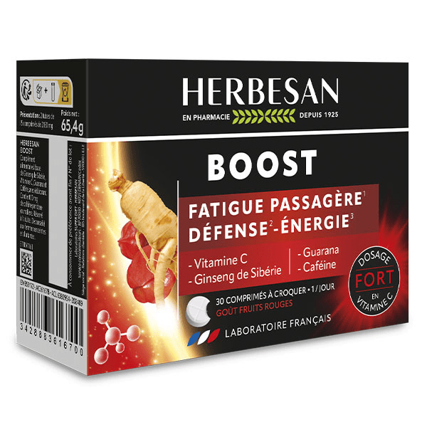 Fatigue, Défense, Energie Complexe Boost - Cure de 30 jours