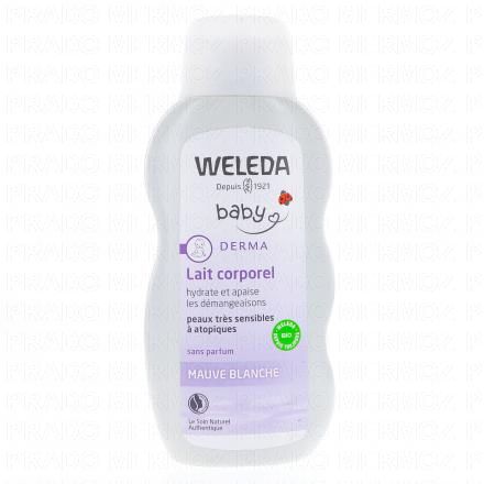 Baby - Derma lait corporel à la mauve blanche 200ml