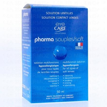 Pharma souples/soft - Solution multifonctions hypoallergéniques lentilles 50ml
