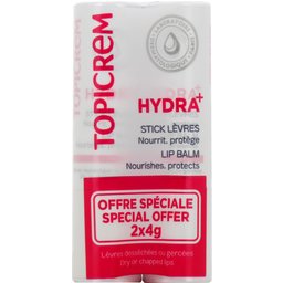 Pack Dúo Hydra+ Baume à Lèvres 2x4g
