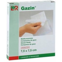 Lohmann Gazin Compresse De Gaz 7,5Cm X 7.5 Cm Boite De 100