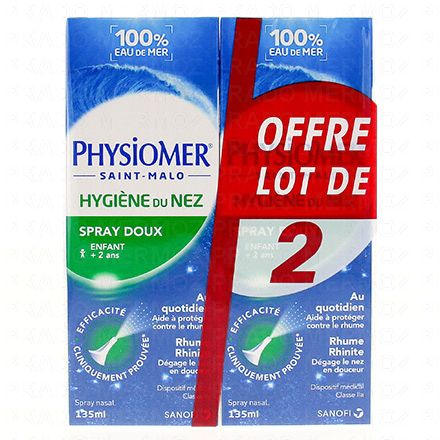 Hygiène du nez brumisation 2 flacons x 135ml