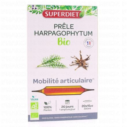 Prêle-harpagophytum bio 20 ampoules