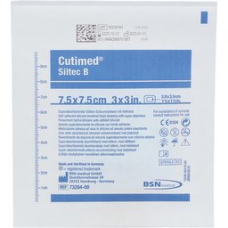 Cutimed® Siltec B Stérile 7,5x7,5 cm