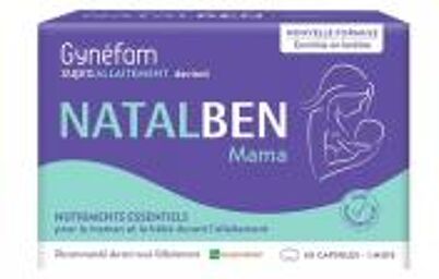 Natalben Mama 2 Mois 60 Capsules - Boîte 60 capsules