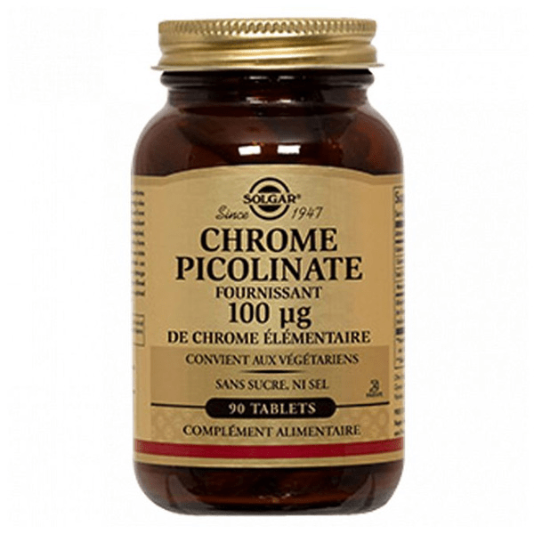 Chromium Picolinate 100µg 90 comprimés