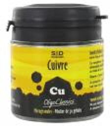 Cuivre 30 Gélules - Pilulier 30 Gélules