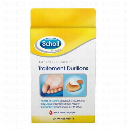 Expert traitement - Pansements coricides pour durillons lot de 4