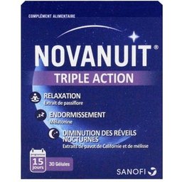 Novanuit Triple Action 30 Comprimés