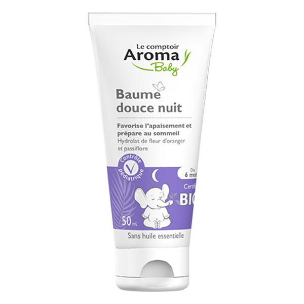 Baume Relaxant Douce Nuit Bébé Certifié Bio 50ml